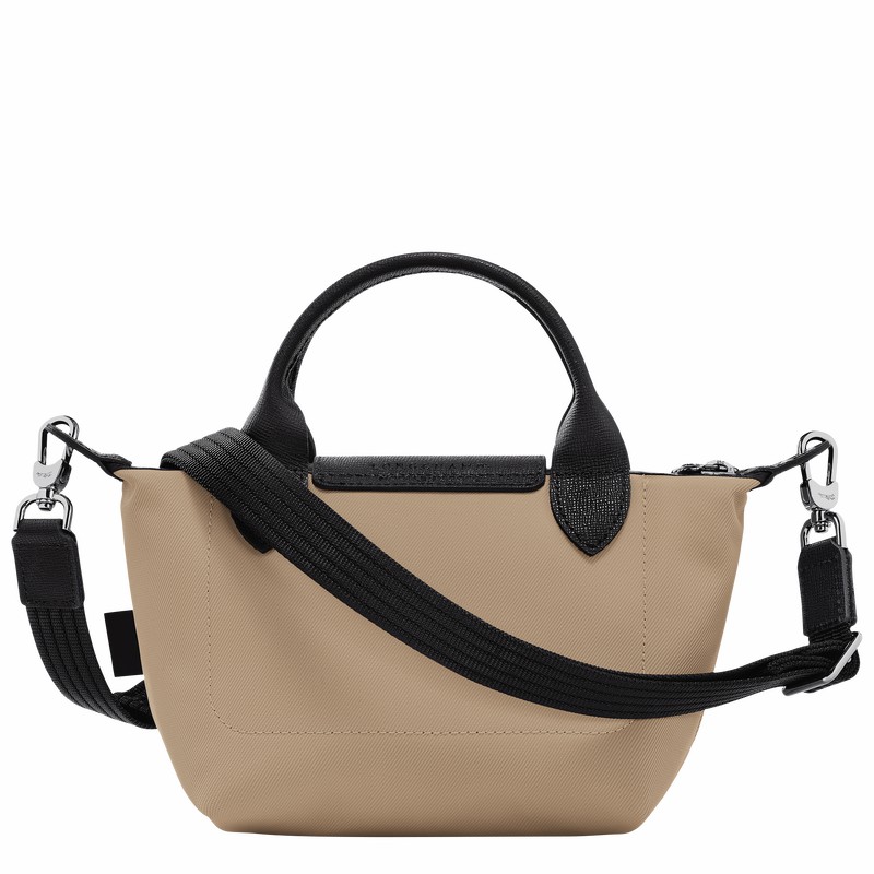 Longchamp Le Pliage Energy XS Handbag - Recycled canvas Grey | DQYW31846