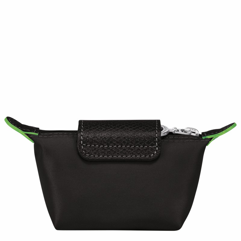 Longchamp Le Pliage Green Coin purse - Recycled canvas Black | UCVK37140