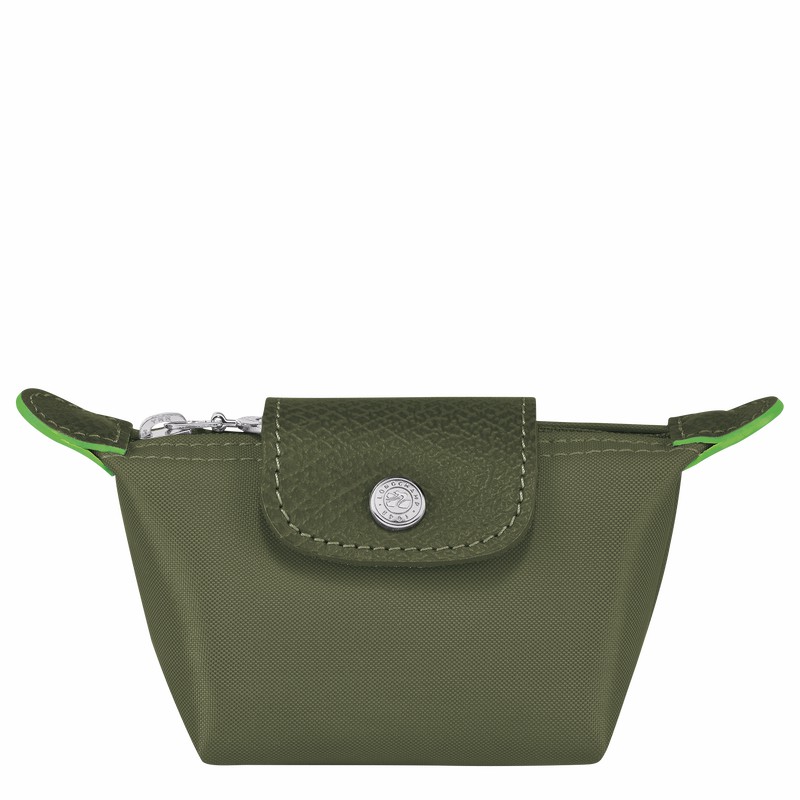 Longchamp Le Pliage Green Coin purse - Recycled canvas Green | ZLRT56897