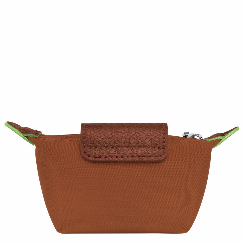 Longchamp Le Pliage Green Coin purse - Recycled canvas Brown | KOQI49750