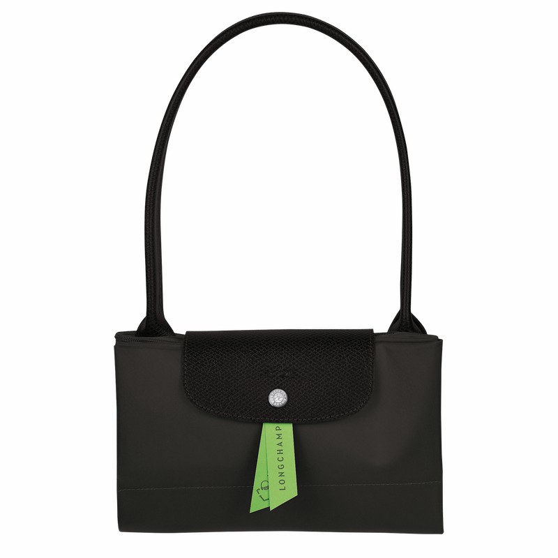 Longchamp Le Pliage Green L Tote bag - Recycled canvas Black | DSZT95017