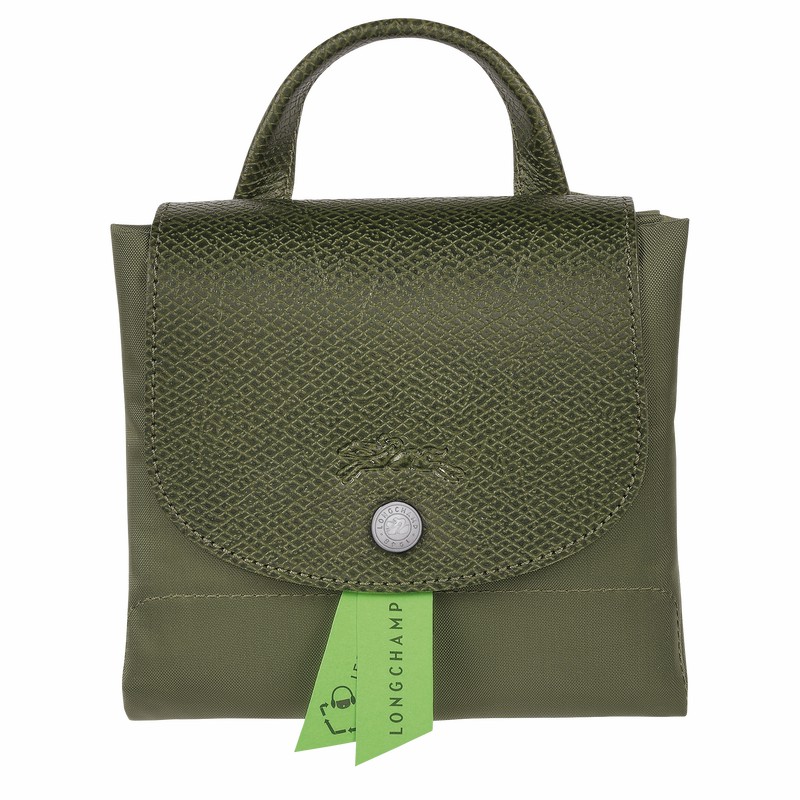 Longchamp Le Pliage Green M Backpack - Recycled canvas Green | GMNY54893