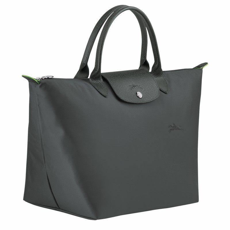 Longchamp Le Pliage Green M Handbag - Recycled canvas Deep Grey | DRPL03157