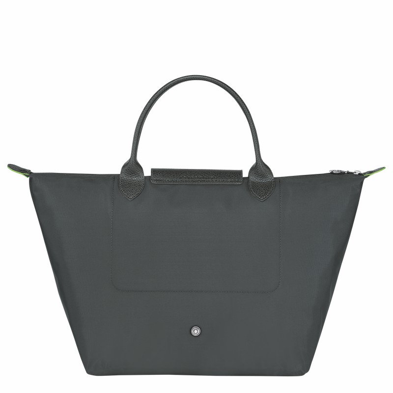 Longchamp Le Pliage Green M Handbag - Recycled canvas Deep Grey | DRPL03157