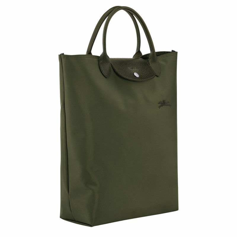 Longchamp Le Pliage Green M Tote bag - Canvas Green | FILX48107