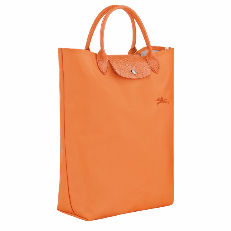 Longchamp Le Pliage Green M Tote bag - Canvas Orange | YDLN68937