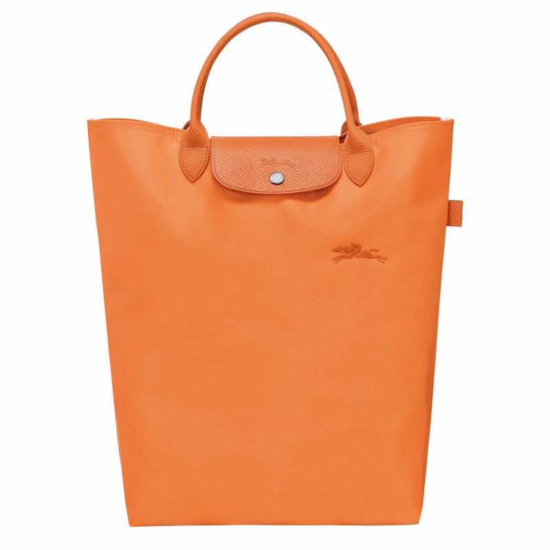 Longchamp Le Pliage Green M Tote bag - Canvas Orange | YDLN68937