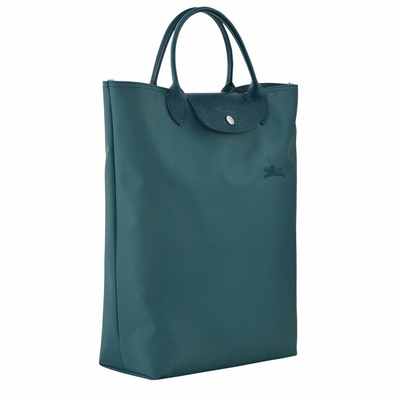 Longchamp Le Pliage Green M Tote bag - Canvas Peacock | MFZQ02958