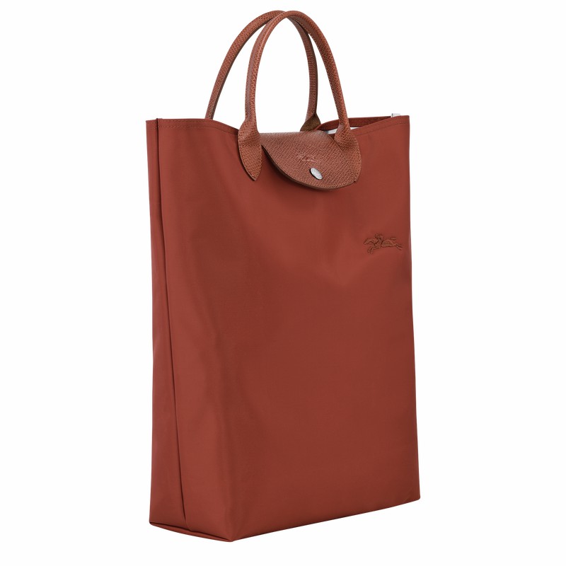 Longchamp Le Pliage Green M Tote bag - Canvas Brown | KGHC25389