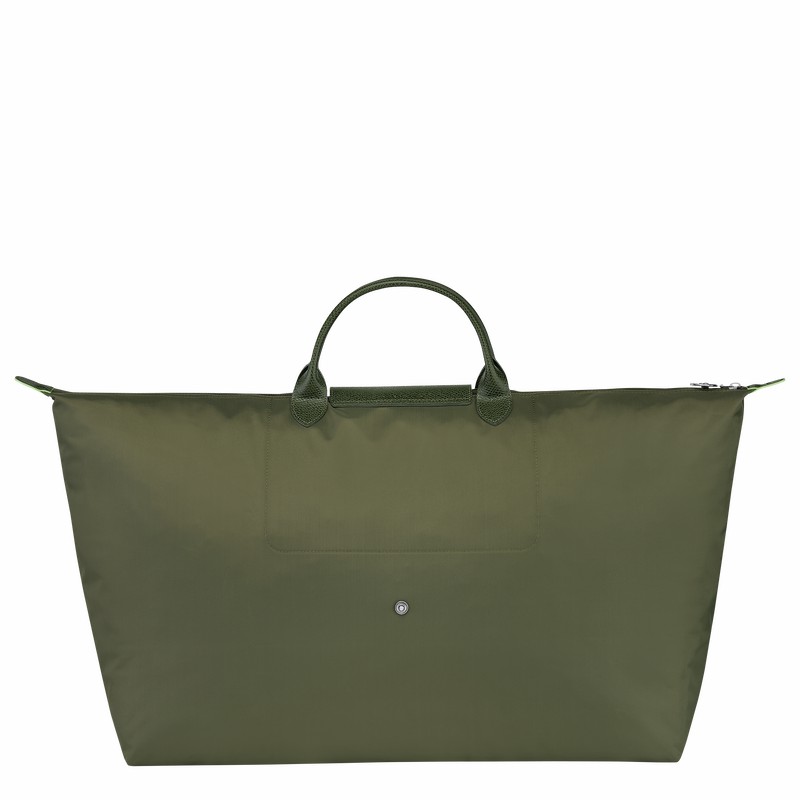 Longchamp Le Pliage Green M Travel bag - Recycled canvas Green | MYGO26801