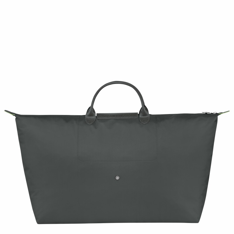 Longchamp Le Pliage Green M Travel bag - Recycled canvas Deep Grey | UVXS81962