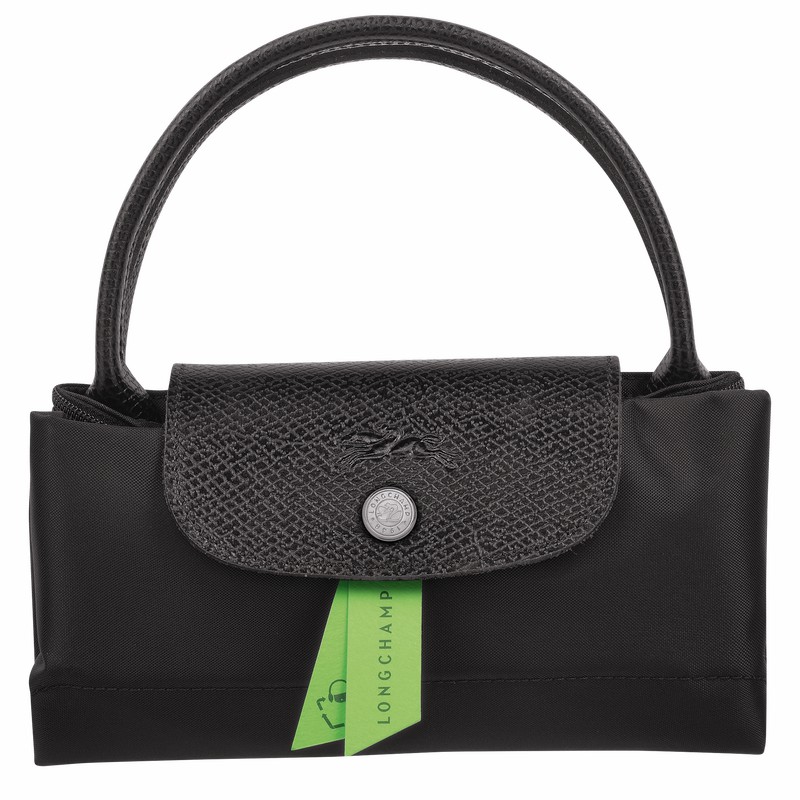 Longchamp Le Pliage Green S Handbag - Recycled canvas Black | WCVB87526