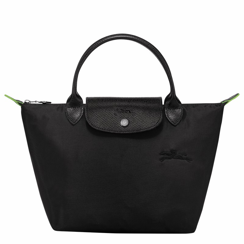 Longchamp Le Pliage Green S Handbag - Recycled canvas Black | WCVB87526