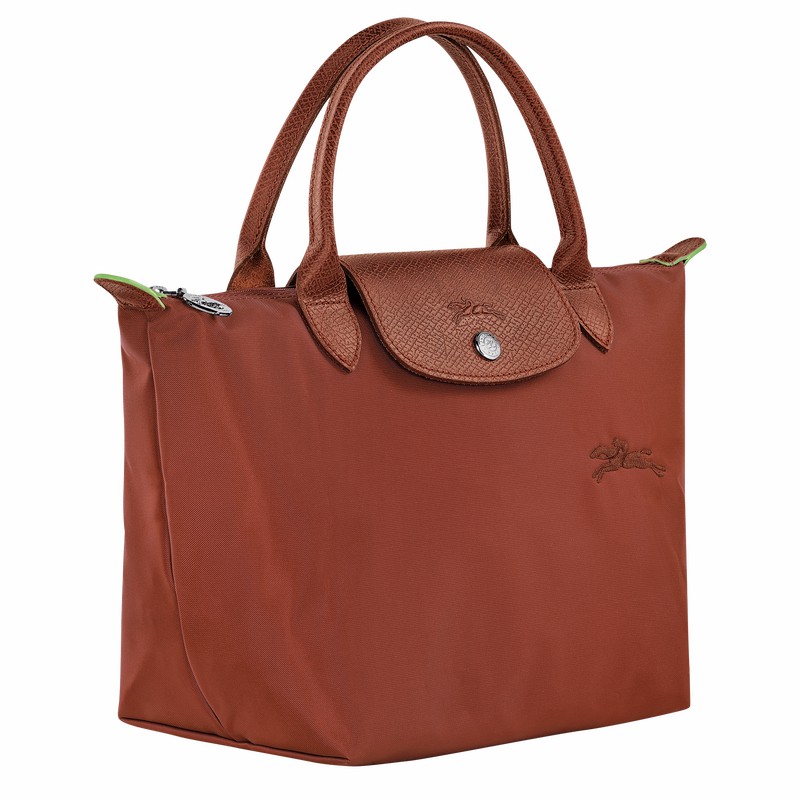 Longchamp Le Pliage Green S Handbag - Recycled canvas Brown | AFLX26034