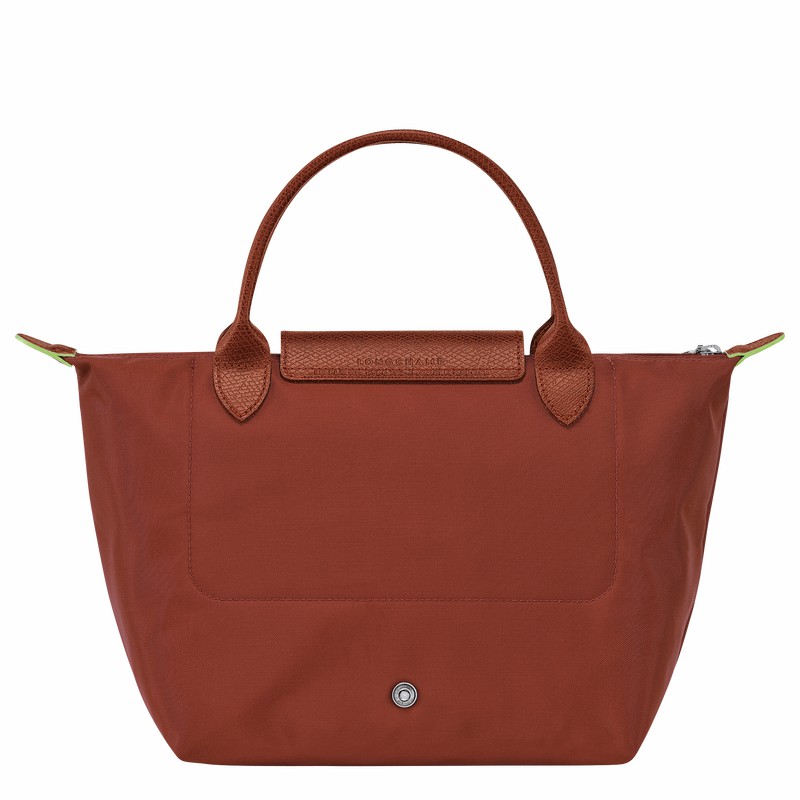 Longchamp Le Pliage Green S Handbag - Recycled canvas Brown | AFLX26034