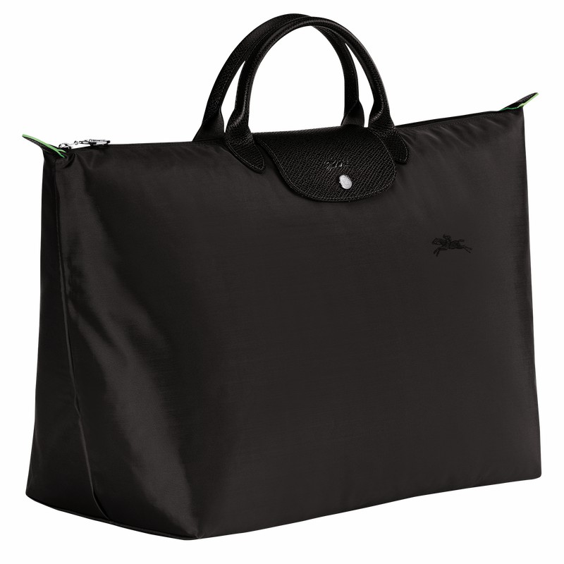 Longchamp Le Pliage Green S Travel bag - Recycled canvas Black | YIEP85690