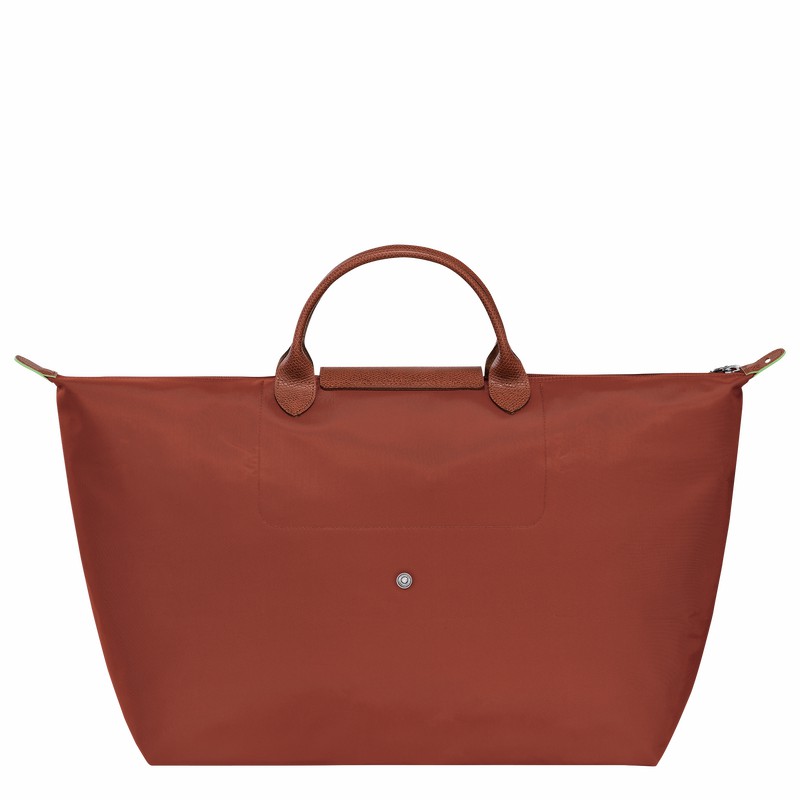 Longchamp Le Pliage Green S Travel bag - Recycled canvas Brown | XZEI32587