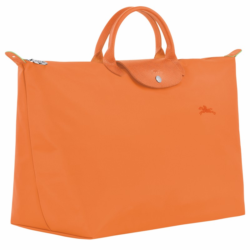 Longchamp Le Pliage Green S Travel bag - Recycled canvas Orange | CWUV26870