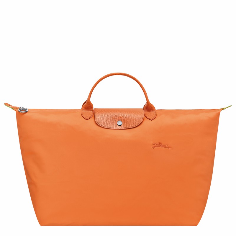 Longchamp Le Pliage Green S Travel bag - Recycled canvas Orange | CWUV26870