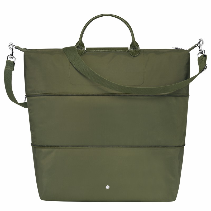 Longchamp Le Pliage Green Travel bag expandable - Recycled canvas Green | KSME12395