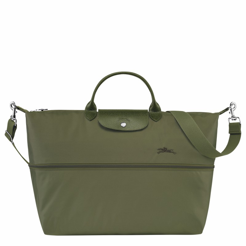 Longchamp Le Pliage Green Travel bag expandable - Recycled canvas Green | KSME12395