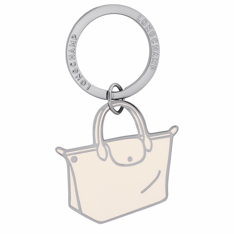 Longchamp Le Pliage Key rings - Metal White | KIPW85394