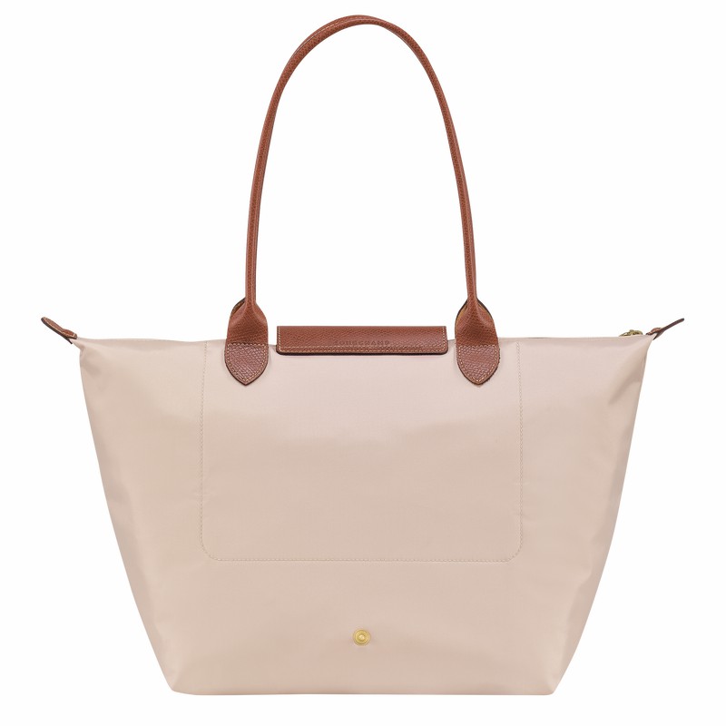 Longchamp Le Pliage Original L Tote bag - Recycled canvas White | SHGL26140