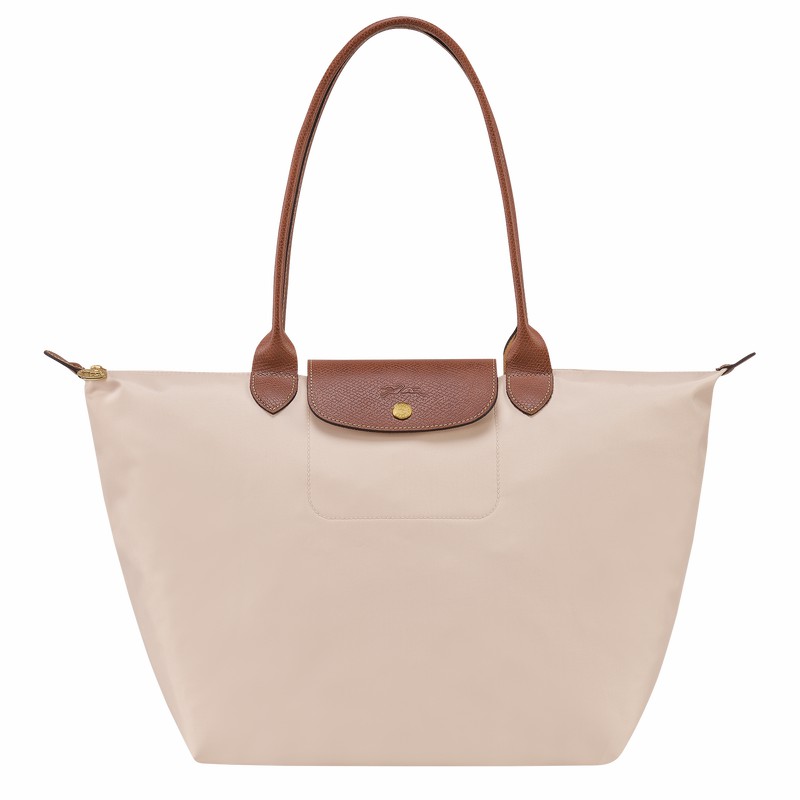 Longchamp Le Pliage Original L Tote bag - Recycled canvas White | SHGL26140