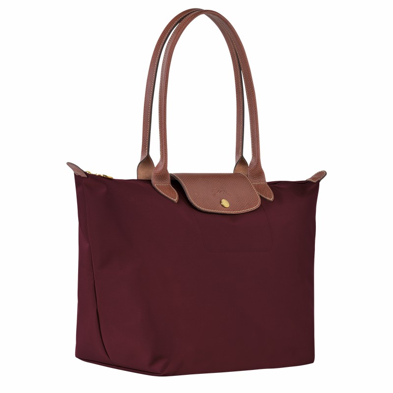 Longchamp Le Pliage Original L Tote bag - Recycled canvas Burgundy | IXLE52783