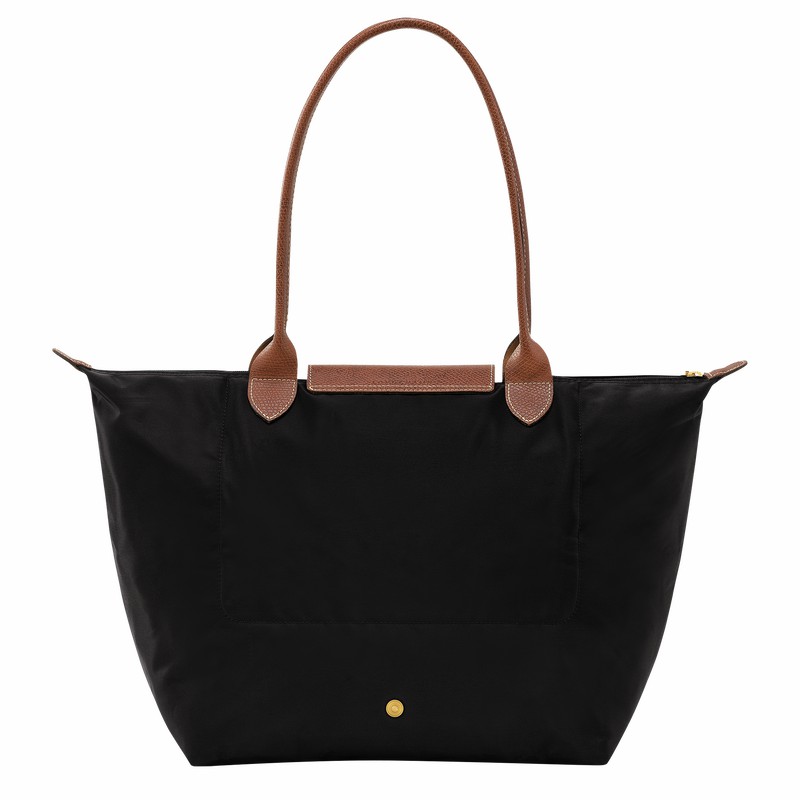 Longchamp Le Pliage Original L Tote bag - Recycled canvas Black | FSZJ42903