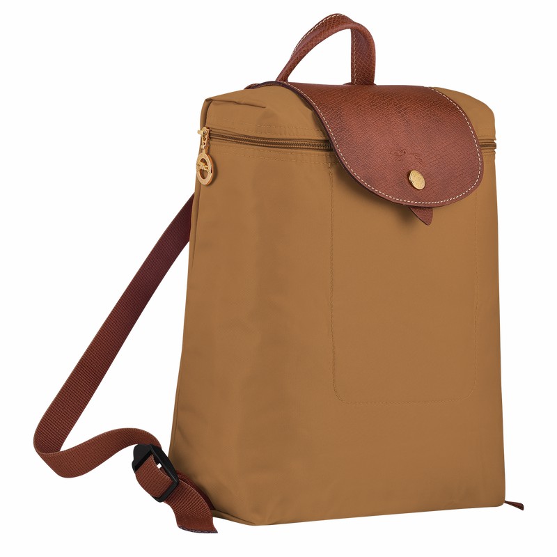 Longchamp Le Pliage Original M Backpack - Recycled canvas Khaki | HAZF54037