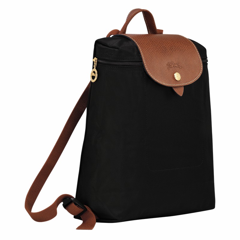 Longchamp Le Pliage Original M Backpack - Recycled canvas Black | OCMF19583