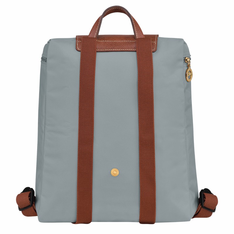 Longchamp Le Pliage Original M Backpack - Recycled canvas Grey | PWQE90316