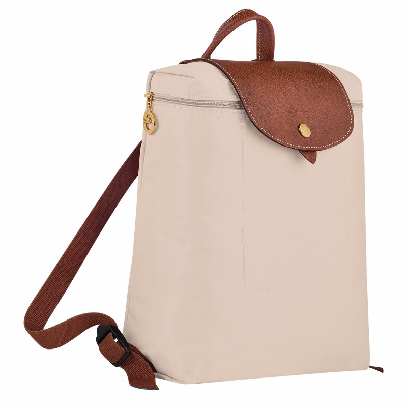 Longchamp Le Pliage Original M Backpack - Recycled canvas White | ZNEF90462