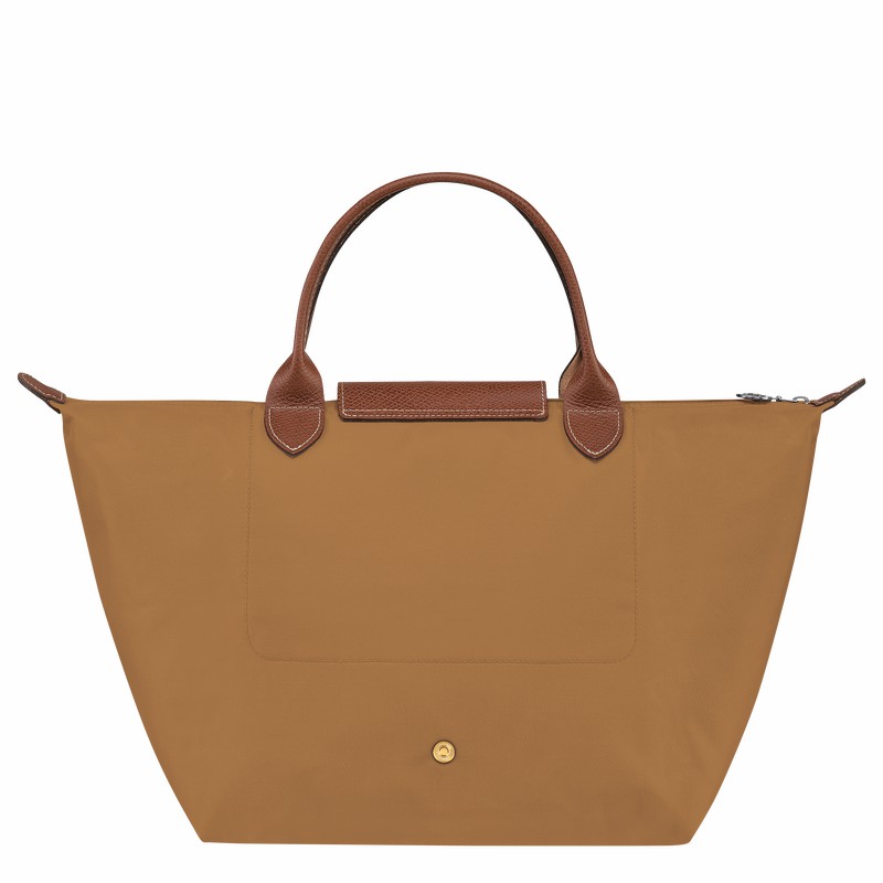 Longchamp Le Pliage Original M Handbag - Recycled canvas Khaki | PDWT68752