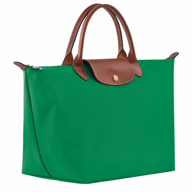 Longchamp Le Pliage Original M Handbag - Recycled canvas Green | VCJW46932