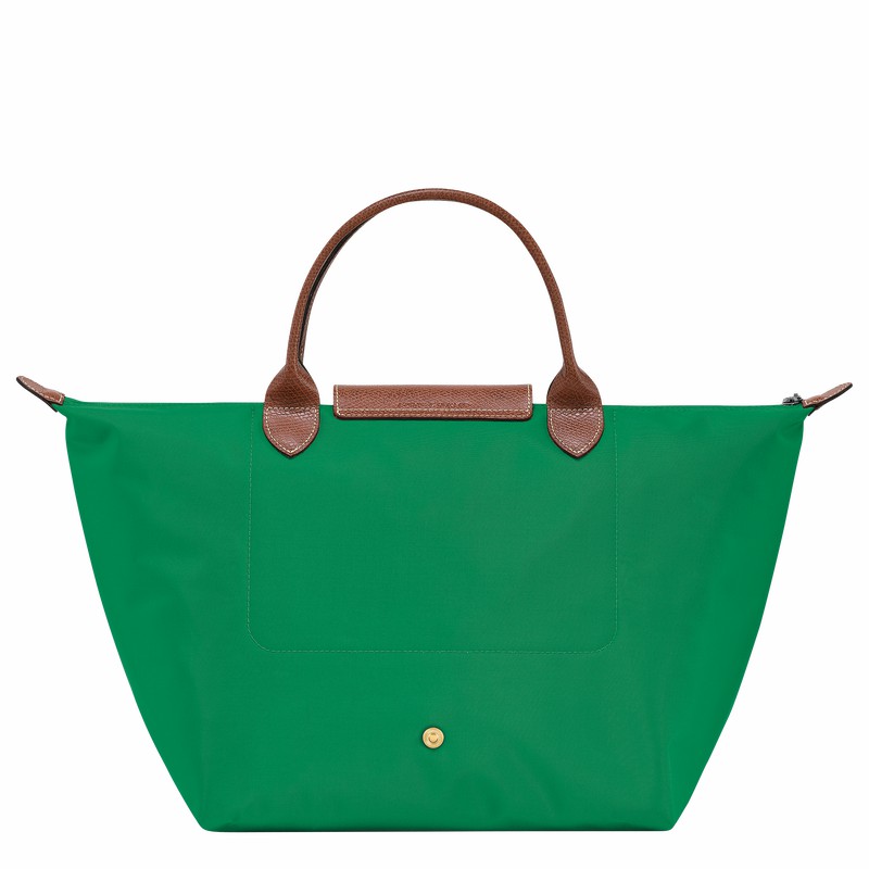 Longchamp Le Pliage Original M Handbag - Recycled canvas Green | VCJW46932