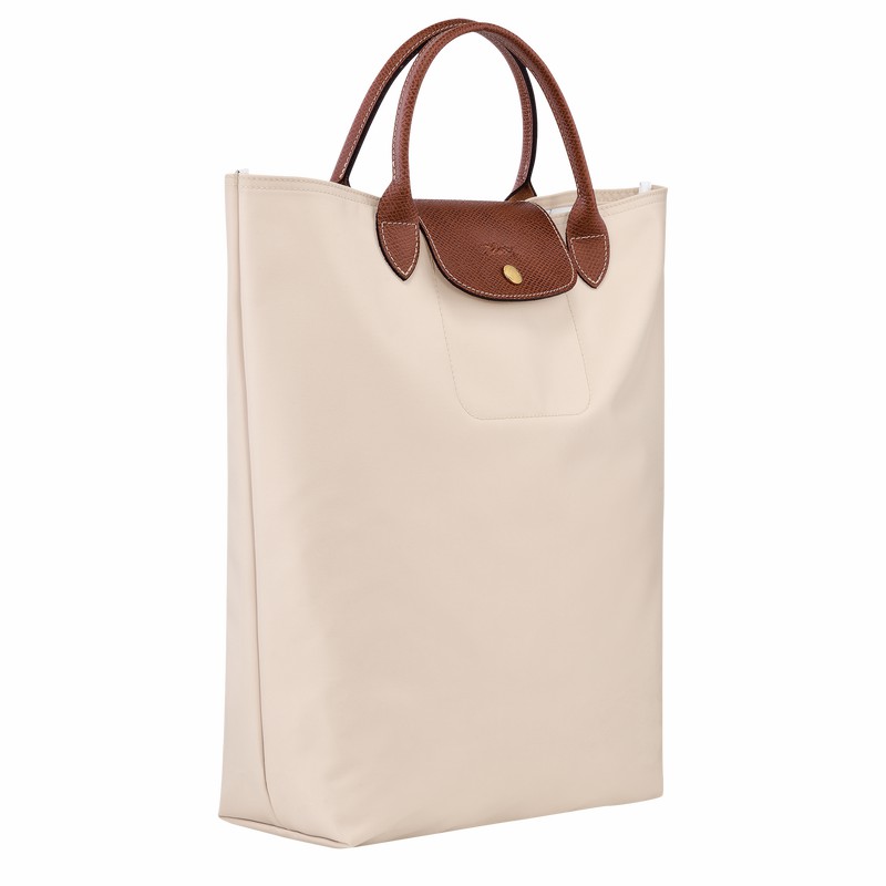 Longchamp Le Pliage Original M Tote bag - Canvas White | DHPQ20938