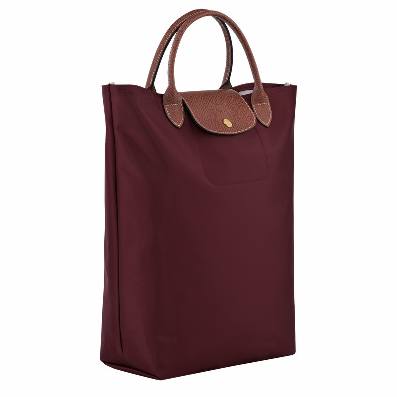 Longchamp Le Pliage Original M Tote bag - Canvas Burgundy | FQGO30276