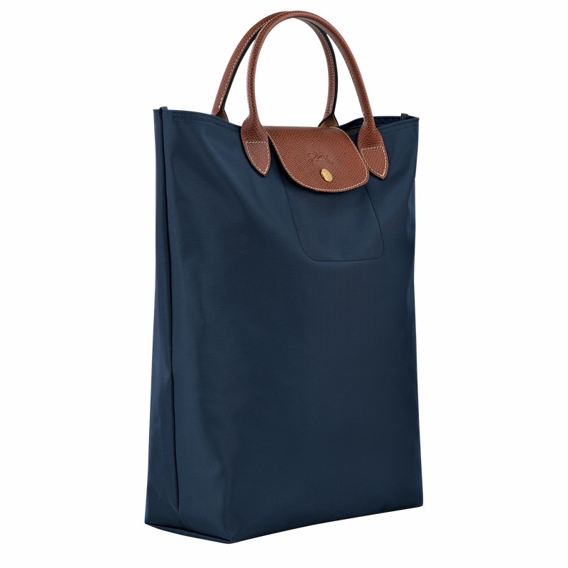 Longchamp Le Pliage Original M Tote bag - Canvas Navy | UNAD48961