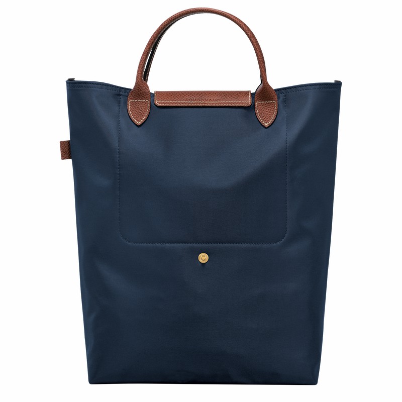 Longchamp Le Pliage Original M Tote bag - Canvas Navy | UNAD48961