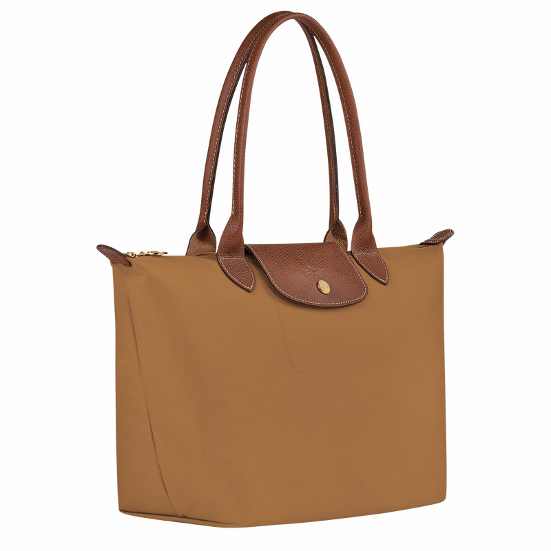 Longchamp Le Pliage Original M Tote bag - Recycled canvas Khaki | JQDF18634