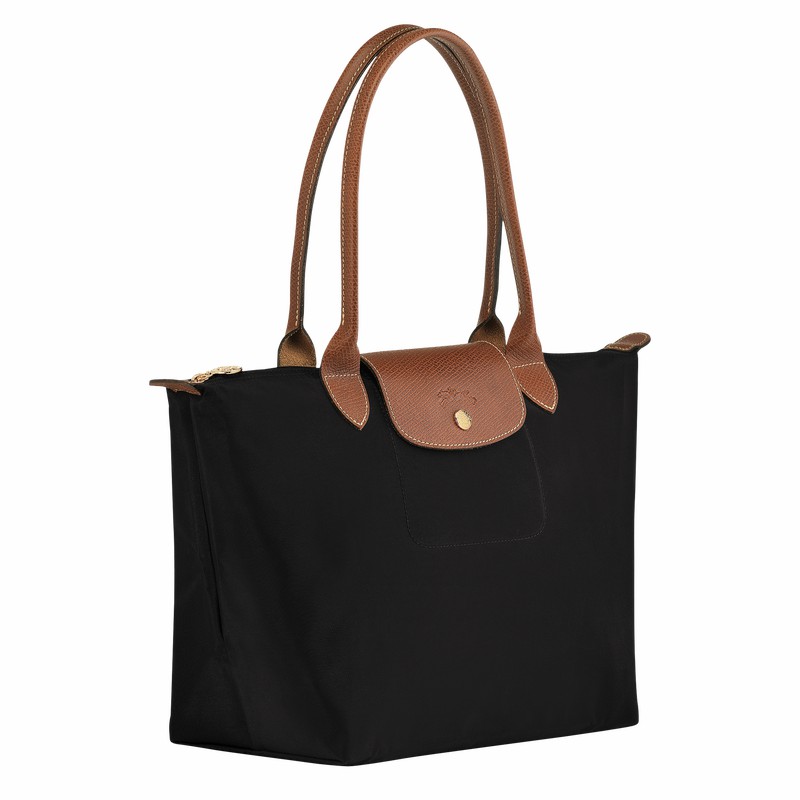 Longchamp Le Pliage Original M Tote bag - Recycled canvas Black | PJKD60458