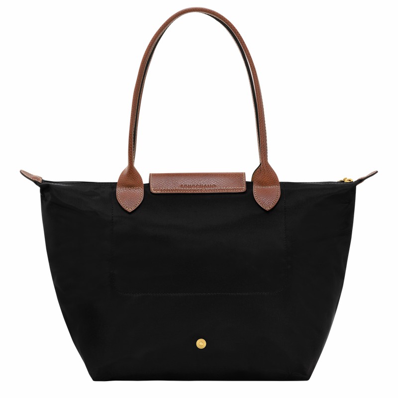 Longchamp Le Pliage Original M Tote bag - Recycled canvas Black | PJKD60458