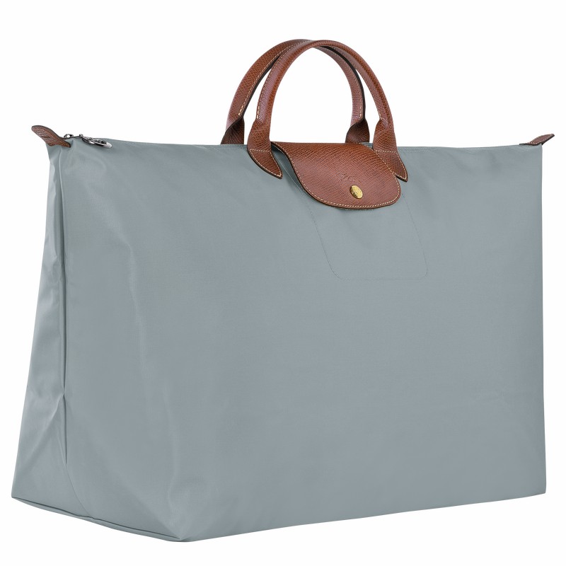 Longchamp Le Pliage Original M Travel bag - Recycled canvas Grey | BUES39580