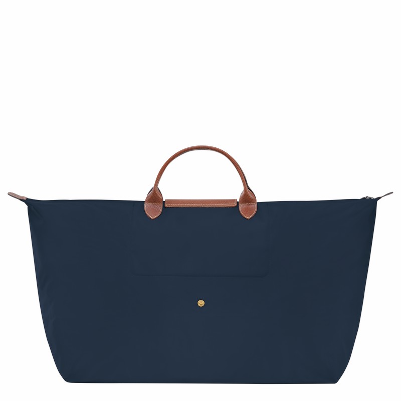 Longchamp Le Pliage Original M Travel bag - Recycled canvas Navy | RYAS86749