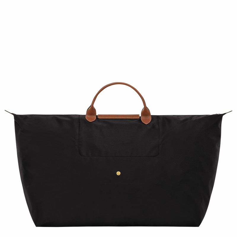 Longchamp Le Pliage Original M Travel bag - Recycled canvas Black | MXQU62458