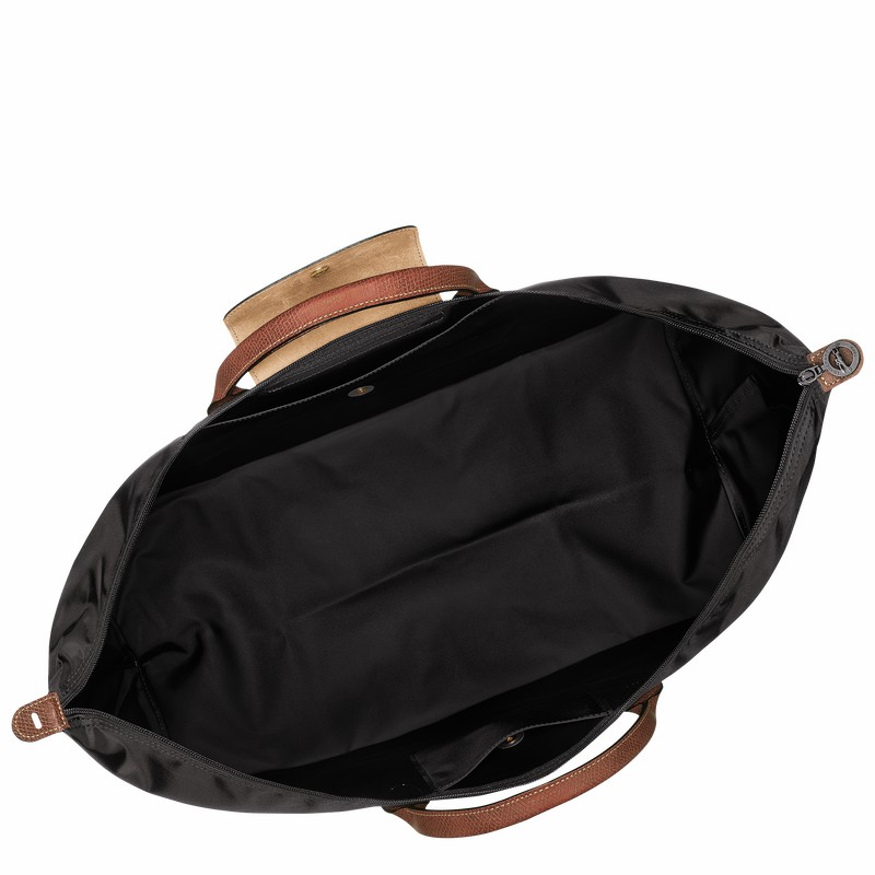 Longchamp Le Pliage Original M Travel bag - Recycled canvas Black | MXQU62458