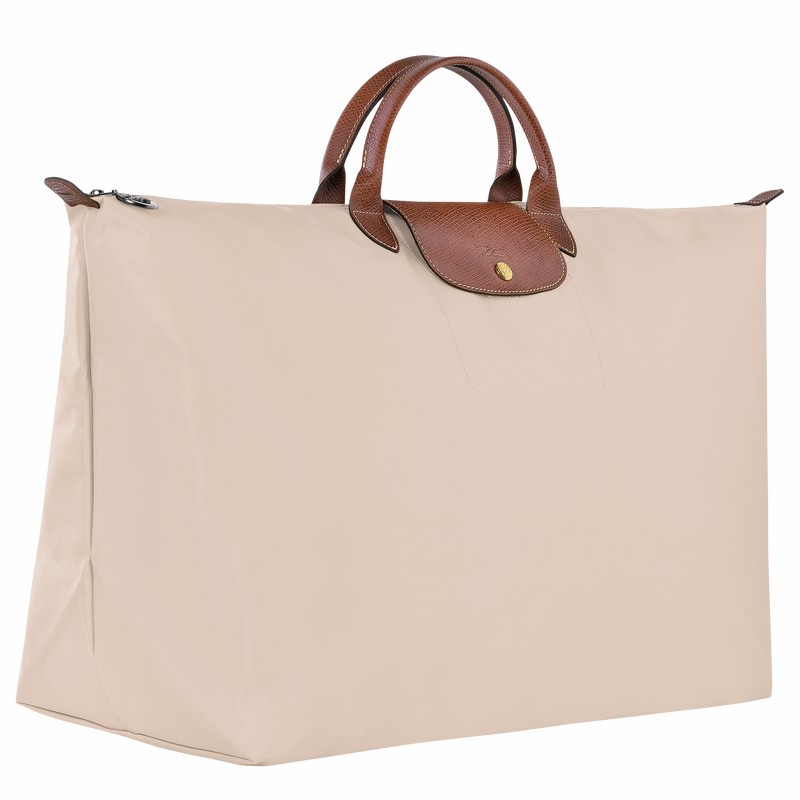 Longchamp Le Pliage Original M Travel bag - Recycled canvas White | RIHP45807