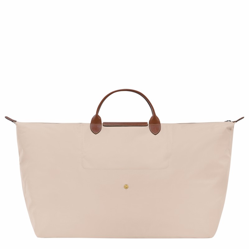 Longchamp Le Pliage Original M Travel bag - Recycled canvas White | RIHP45807